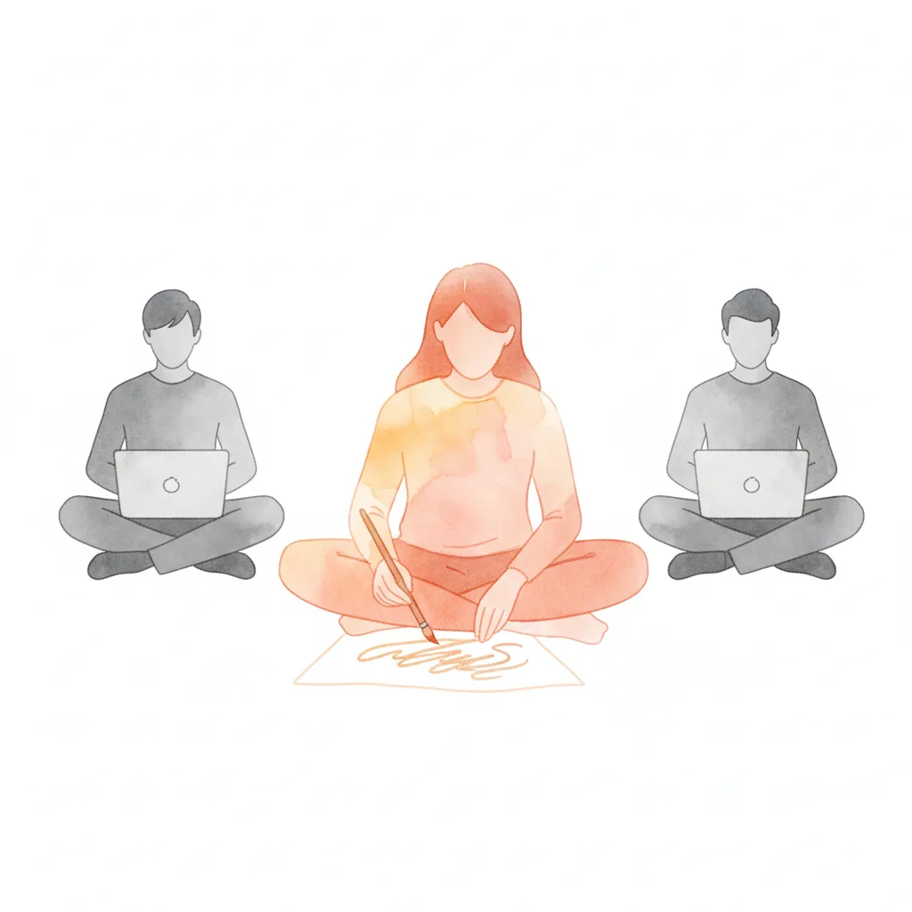 Illustration on taste and human judgement in the age of AI